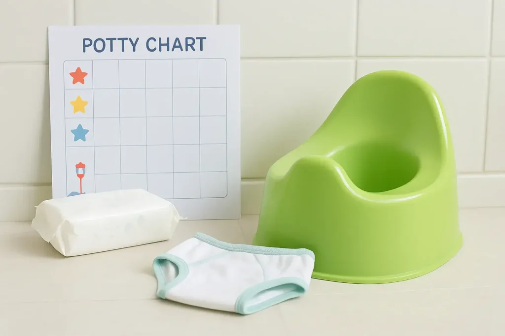 pot et accessoires apprentissage propreté